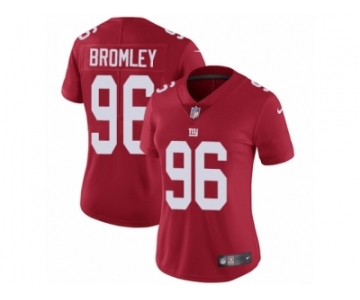 Women's Nike New York Giants #96 Jay Bromley Vapor Untouchable Limited Red Alternate NFL Jersey