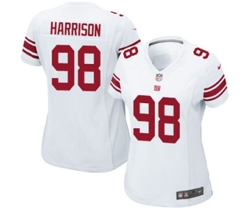 Women's Nike New York Giants #98 Damon Harrison Game White NFL Jersey