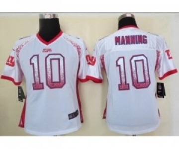 nike women nfl jerseys new york giants #10 eli manning white[Elite drift fashion]