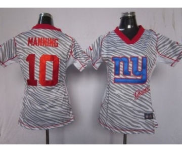 nike women nfl jerseys new york giants #10 manning [fem fan zebra]