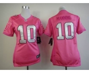 nike women nfl jerseys new york giants #10 manning pink[nike love’s]