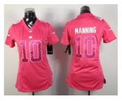 nike women nfl jerseys new york giants #10 manning pink[nike]