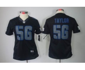 nike women nfl jerseys new york giants #56 taylor black[nike impact limited]