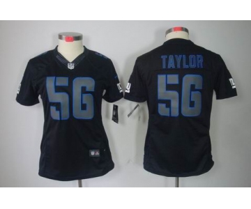 nike women nfl jerseys new york giants #56 taylor black[nike impact limited]