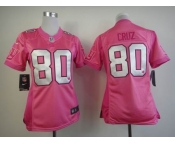 nike women nfl jerseys new york giants #80 cruz pink[nike love’s]