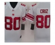 nike women nfl jerseys new york giants #80 cruz white[nike]