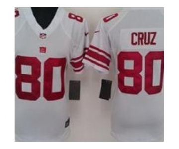 nike women nfl jerseys new york giants #80 cruz white[nike]
