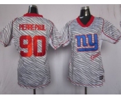 nike women nfl jerseys new york giants #90 pierre-paul [fem fan zebra]