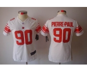 nike women nfl jerseys new york giants #90 pierre.paul white[nike limited]