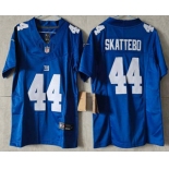 Youth New York Giants #44 Cam Skattebo Limited FUSE Blue Vapor Jersey Youth New York Giants #44 Cam Skattebo Limited FUSE Blue Vapor Jersey