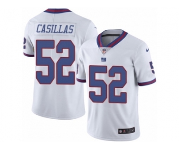 Youth Nike New York Giants #52 Jonathan Casillas Limited White Rush NFL Jersey