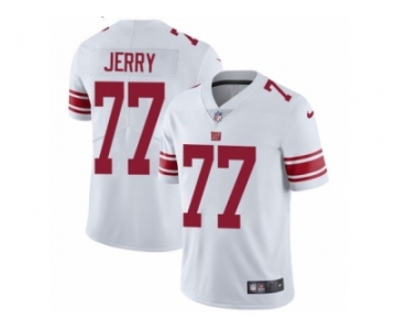 Youth Nike New York Giants #77 John Jerry Vapor Untouchable Limited White NFL Jersey