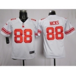 nike youth nfl jerseys new york giants #88 nicks white[nike]