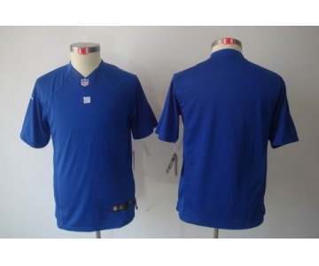 nike youth nfl jerseys new york giants blank blue[nike limited]