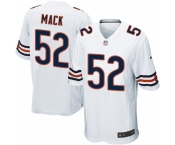 Men's Nike Chicago Bears #52 Khalil Mack Game White NFL Jersey