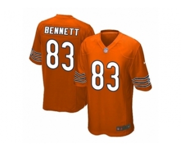 Men's Nike Chicago Bears #83 Martellus Bennett Game Orange Alternate NFL Jersey