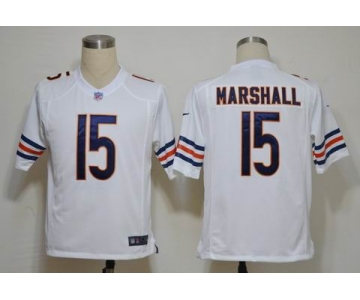 NIKE NFL Jerseys Chicago Bears 15 Marshall white (Game)
