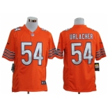 nike nfl jerseys chicago bears #54 urlacher orange[game]