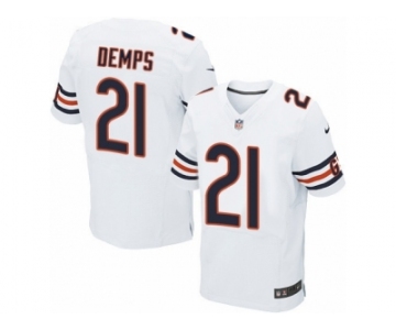 Men's Nike Chicago Bears #21 Quintin Demps Elite White NFL Jersey