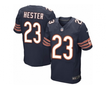 Men's Nike Chicago Bears #23 Devin Hester Elite Navy Blue Team Color NFL Jersey