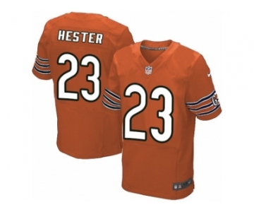 Men's Nike Chicago Bears #23 Devin Hester Elite Orange Alternate NFL Jersey