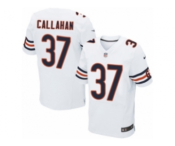 Men's Nike Chicago Bears #37 Bryce Callahan Elite White NFL Jersey