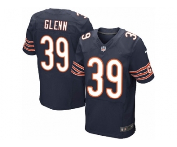Men's Nike Chicago Bears #39 Jacoby Glenn Elite Navy Blue Team Color NFL Jersey