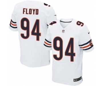 Men's Nike Chicago Bears #94 Leonard Floyd Elite White NFL Jersey