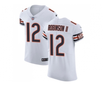 Nike Chicago Bears #12 Allen Robinson II White Men Stitched NFL Vapor Untouchable Elite Jersey