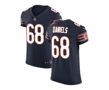 Nike Chicago Bears #68 James Daniels Navy Blue Team Color Men Stitched NFL Vapor Untouchable Elite Jersey
