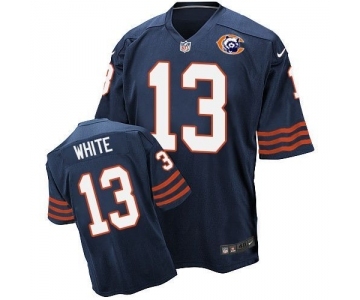 nike nfl jerseys chicago bears #13 Kevin White Throwback blue[Elite]