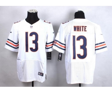 nike nfl jerseys chicago bears #13 white white[Elite]