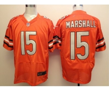 nike nfl jerseys chicago bears #15 marshall orange[marshall][elite]
