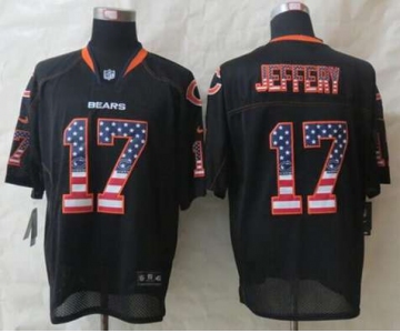 nike nfl jerseys chicago bears #17 jeffery black[Elite USA flag fashion]