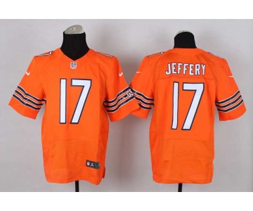 nike nfl jerseys chicago bears #17 jeffery orange[Elite]