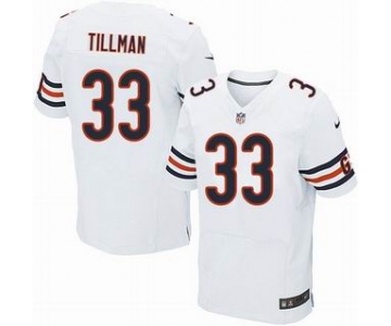 nike nfl jerseys chicago bears #33 tillman white[Elite]