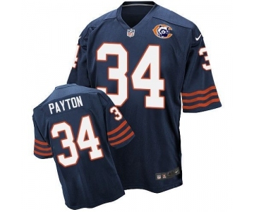 nike nfl jerseys chicago bears #34 Walter Payton Throwback blue[Elite]