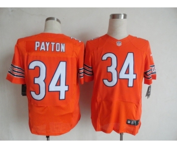 nike nfl jerseys chicago bears #34 payton orange[Elite]