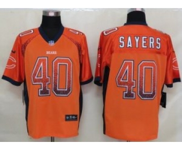 nike nfl jerseys chicago bears #40 gale sayers orange[Elite drift fashion]