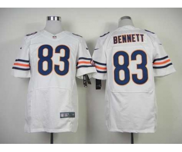 nike nfl jerseys chicago bears #83 bennett white[Elite]