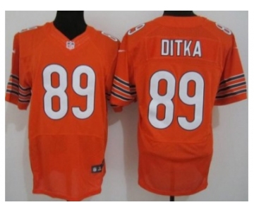 nike nfl jerseys chicago bears #89 mike ditka orange[Elite]