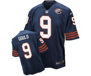 nike nfl jerseys chicago bears #9 Robbie Gould Throwback blue[Elite][Gould]