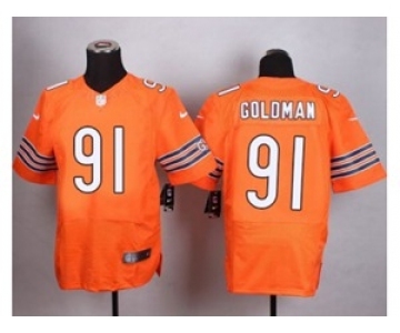 nike nfl jerseys chicago bears #91 eddie goldman orange[Elite]