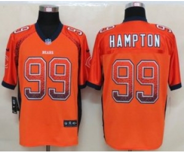 nike nfl jerseys chicago bears #99 hampton orange[Elite drift fashion][hampton]