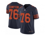 Men Nike Chicago Bears #76 Tom Compton Navy Blue Alternate Vapor Untouchable Limited Player NFL Jersey