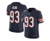 Men Nike Chicago Bears #93 Sam Acho Navy Blue Team Color Vapor Untouchable Limited Player NFL Jersey