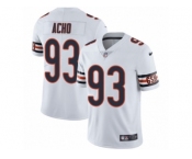 Men Nike Chicago Bears #93 Sam Acho White Vapor Untouchable Limited Player NFL Jersey