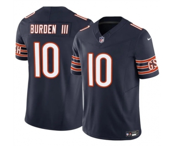 Men's Chicago Bears #10 Luther Burden III Navy 2025 F.U.S.E. Vapor Untouchable Limited Football Stitched Jersey