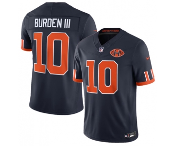 Men's Chicago Bears #10 Luther Burden III Navy 2026 F.U.S.E. Rivalries Collection Limited Football Stitched Jersey