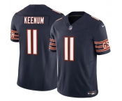 Men's Chicago Bears #11 Case Keenum Navy 2025 F.U.S.E. Vapor Untouchable Limited Football Stitched Jersey